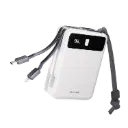 باور بانك زلوس LB20 بسعة 20000mAh وقدرة 22.5 واط مع كيابل مدمجة