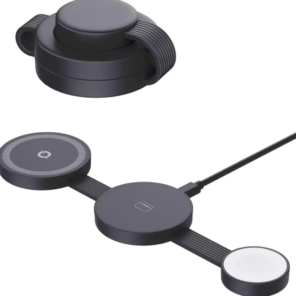 ZLOS MM01 3-in-1 Foldable Wireless Magnetic 15W Charging Station 