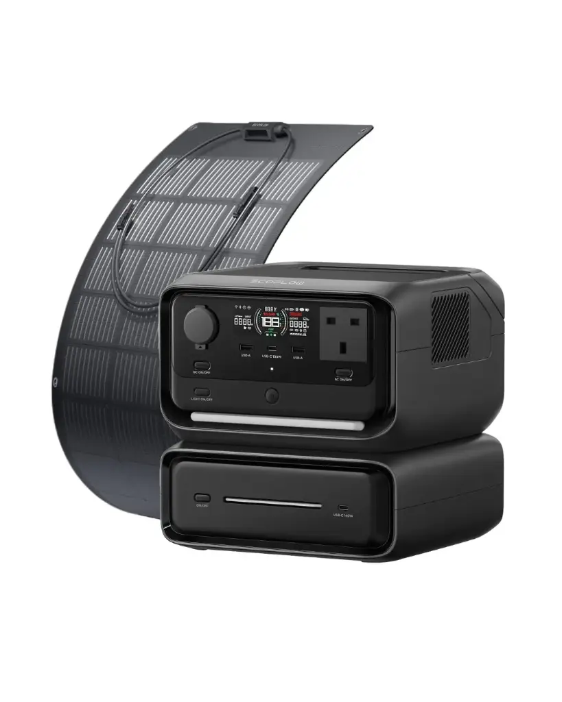 Ecoflow River 3 Plus with Extra Battery & 100W Solar Panel 