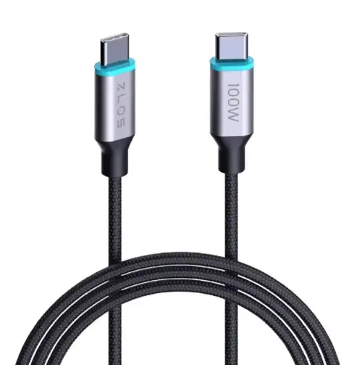 [ZLO-ZC13-ZHD] ZLOS 100W USB-C to USB-C Cable  Full Protocol Super Fast Charging