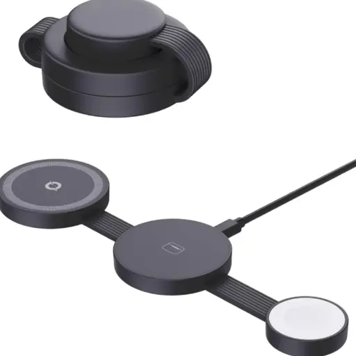 [ZLO-MM01-SDM] ZLOS MM01 3-in-1 Foldable Wireless Magnetic 15W Charging Station 